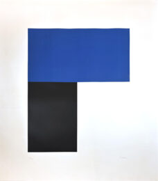 Blue with Black I by Ellsworth Kelly at Hamilton-Selway Fine Art