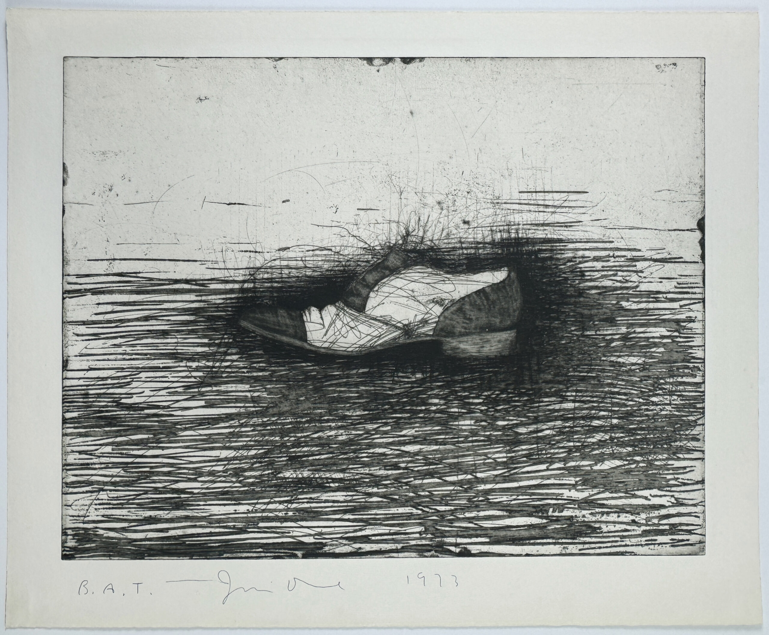 Shoe (third state) by Jim Dine