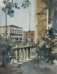 John Yardley Large Watercolour of The Grand Canal in Venice by John Yardley at Clifton Gallery