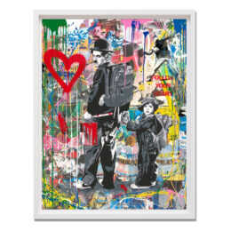 Just Kidding by Mr Brainwash at Taglialatella Galleries