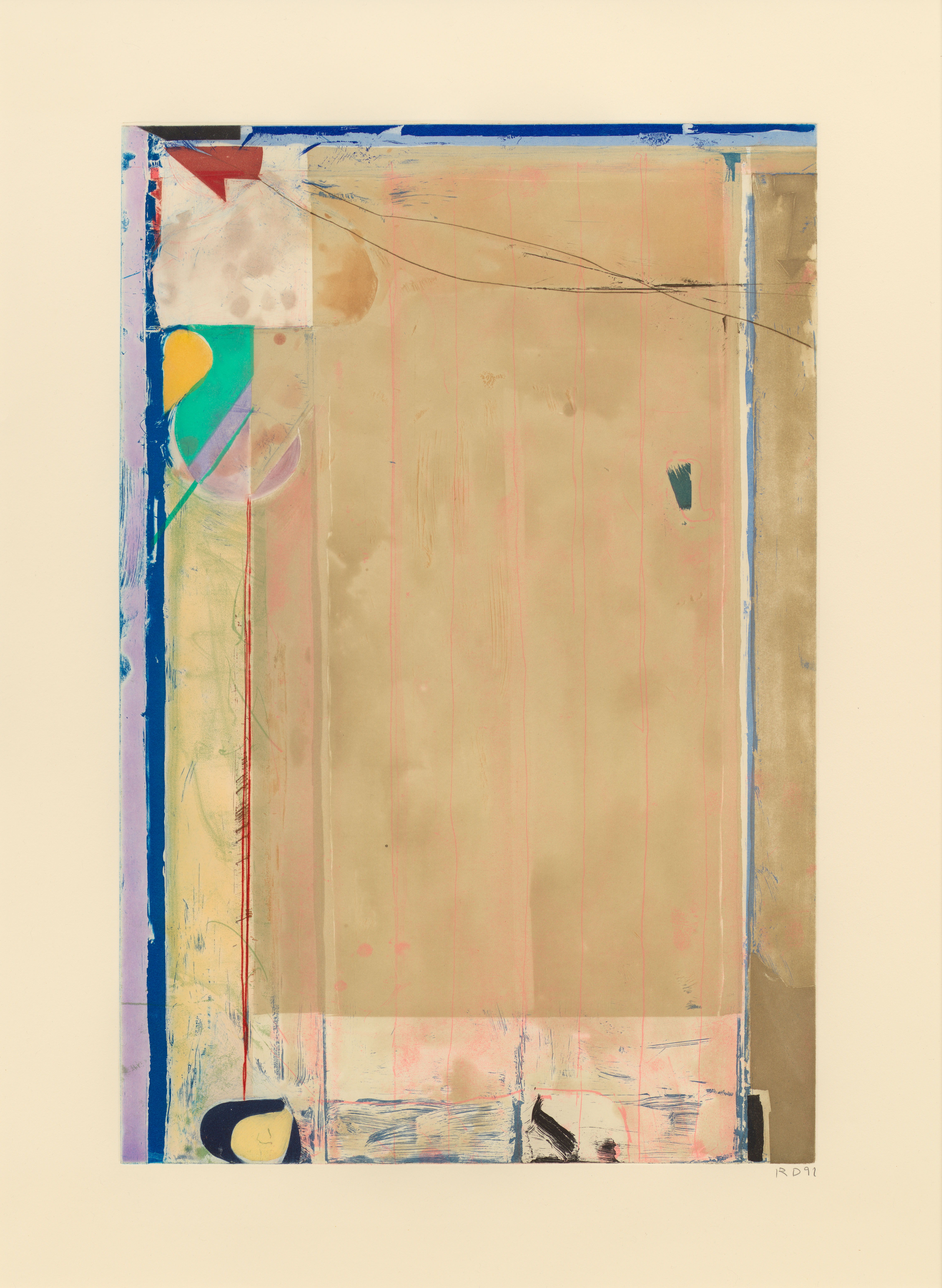 Touched Red by Richard Diebenkorn