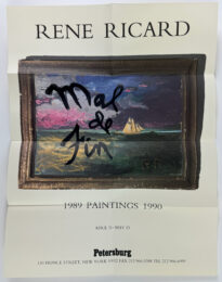 Mal de Fin: Paintings 1989-1990 by Rene Ricard at Petersburg Press