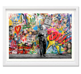 M=bw² – Collage by Mr Brainwash at Taglialatella Galleries