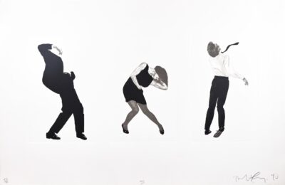 Men in the Cities, Tokyo, Seibu Department Stores, Ltd. III by Robert Longo at Hamilton-Selway Fine Art