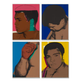 Muhammad Ali (FS II.179-182) by Andy Warhol at Taglialatella Galleries