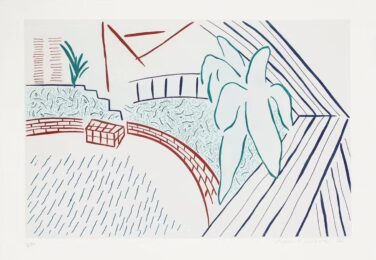 My Pool and Terrace by David Hockney at Clifton Gallery