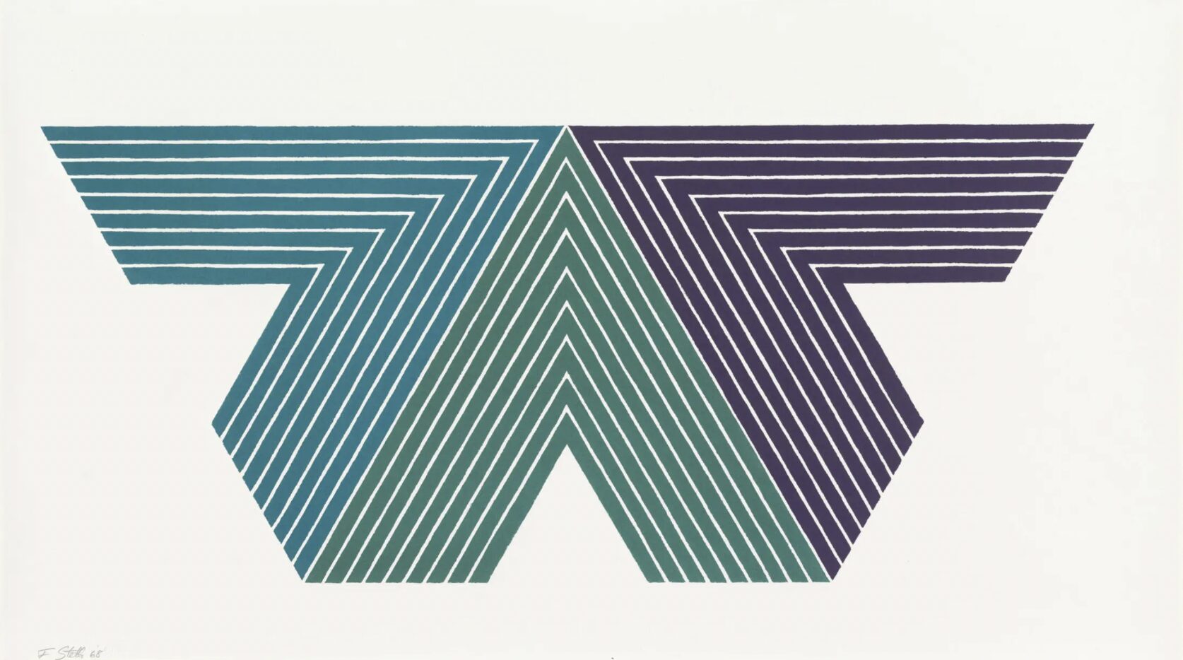 Black Adder by Frank Stella