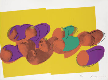 Space Fruit: Peaches by Andy Warhol at Revolver Gallery