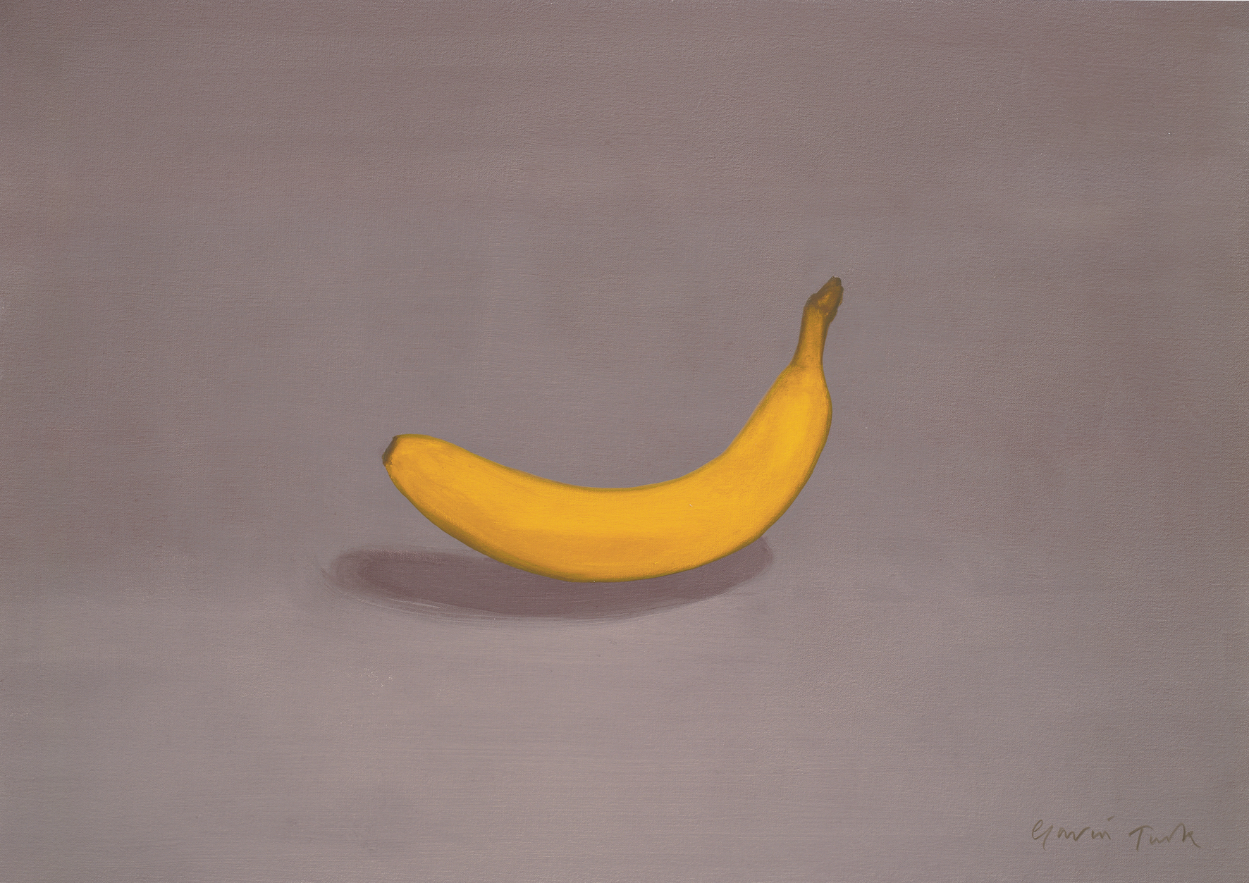Still Life with Banana (Warm Grey) by Gavin Turk