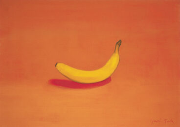 Still Life with Banana (Vivid Orange) by Gavin Turk at Manifold Editions