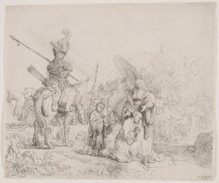 The Baptism of the Eunuch by Harmensz van Rijn Rembrandt at Christopher-Clark Fine Art