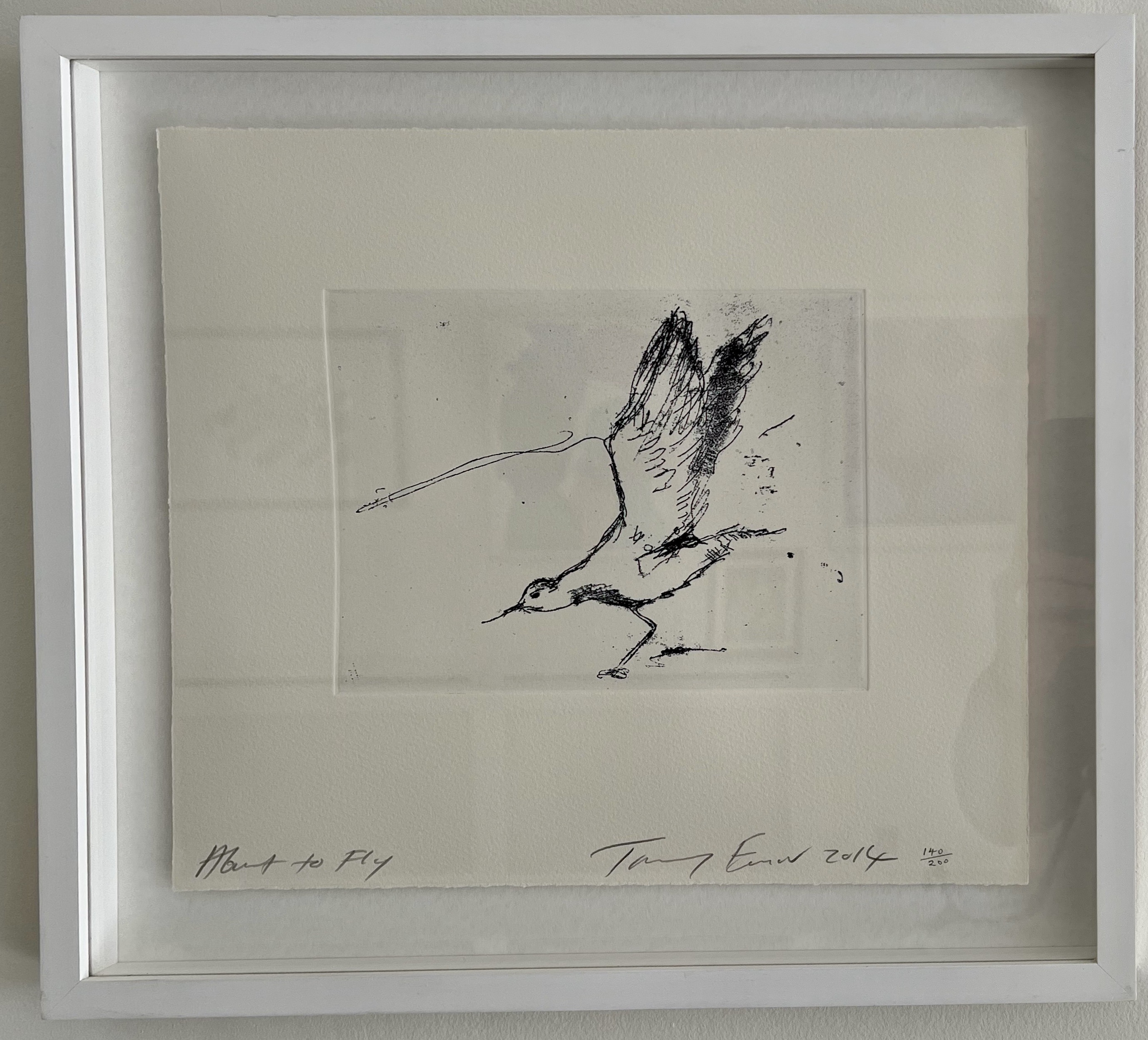 About to Fly by Tracey Emin