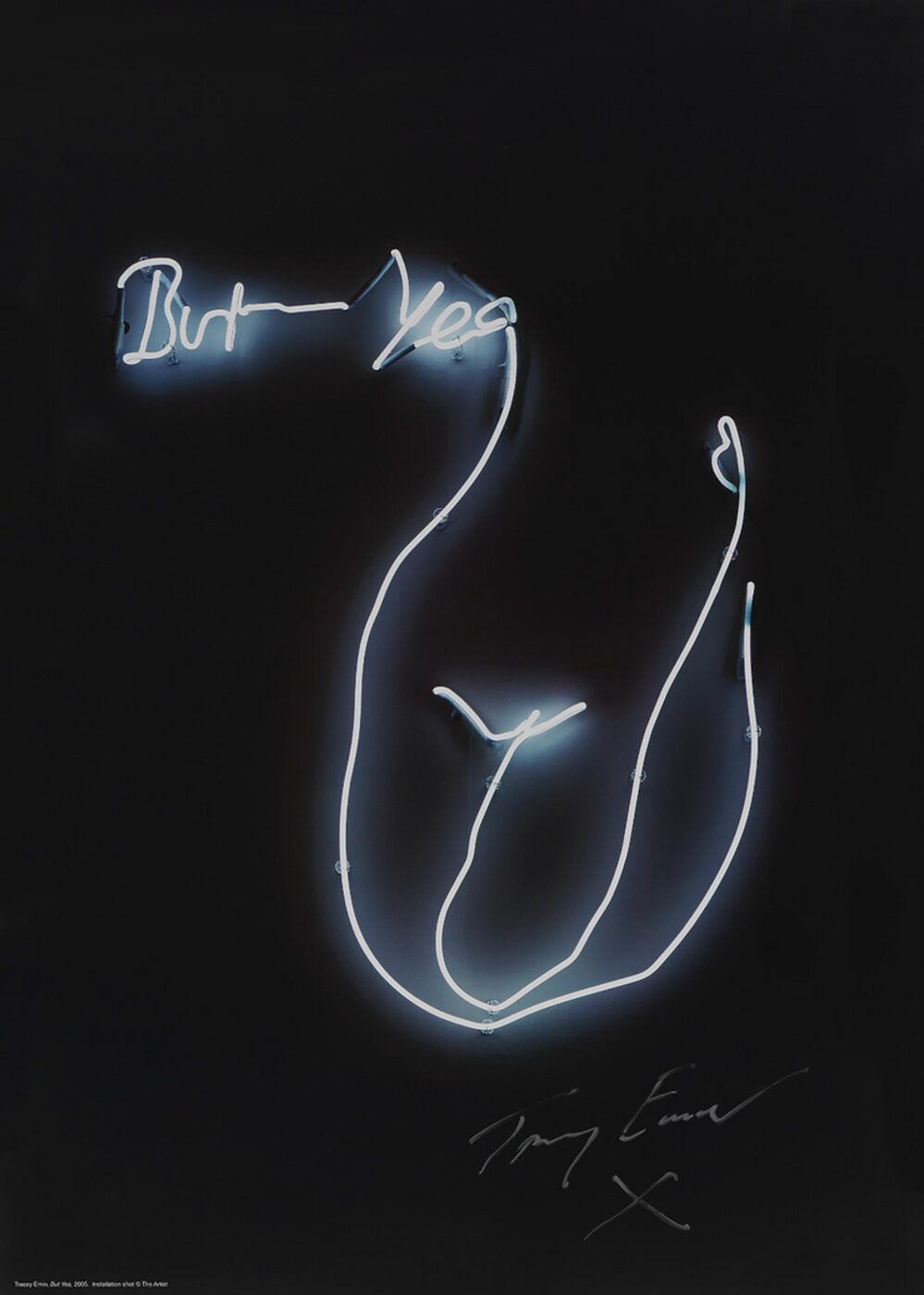 Tracey Emin But Yea, Framed by Tracey Emin