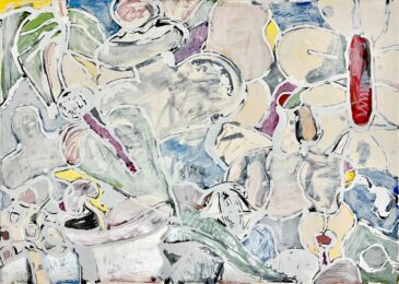 Untitled (white out) by Eddie Martinez at Cirrus Gallery + Cirrus Editions Ltd.