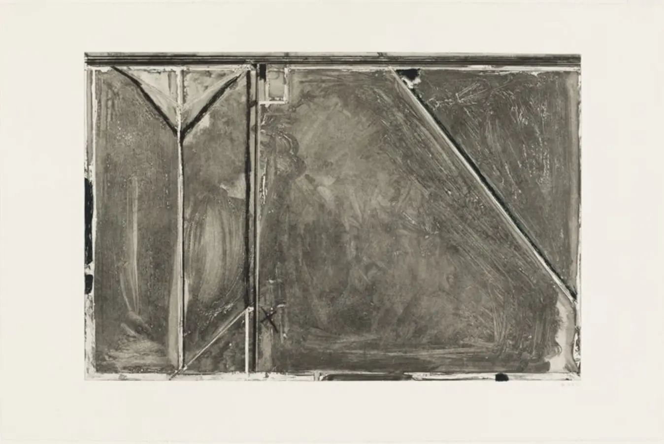Folsom Street Variations II (grey) by Richard Diebenkorn