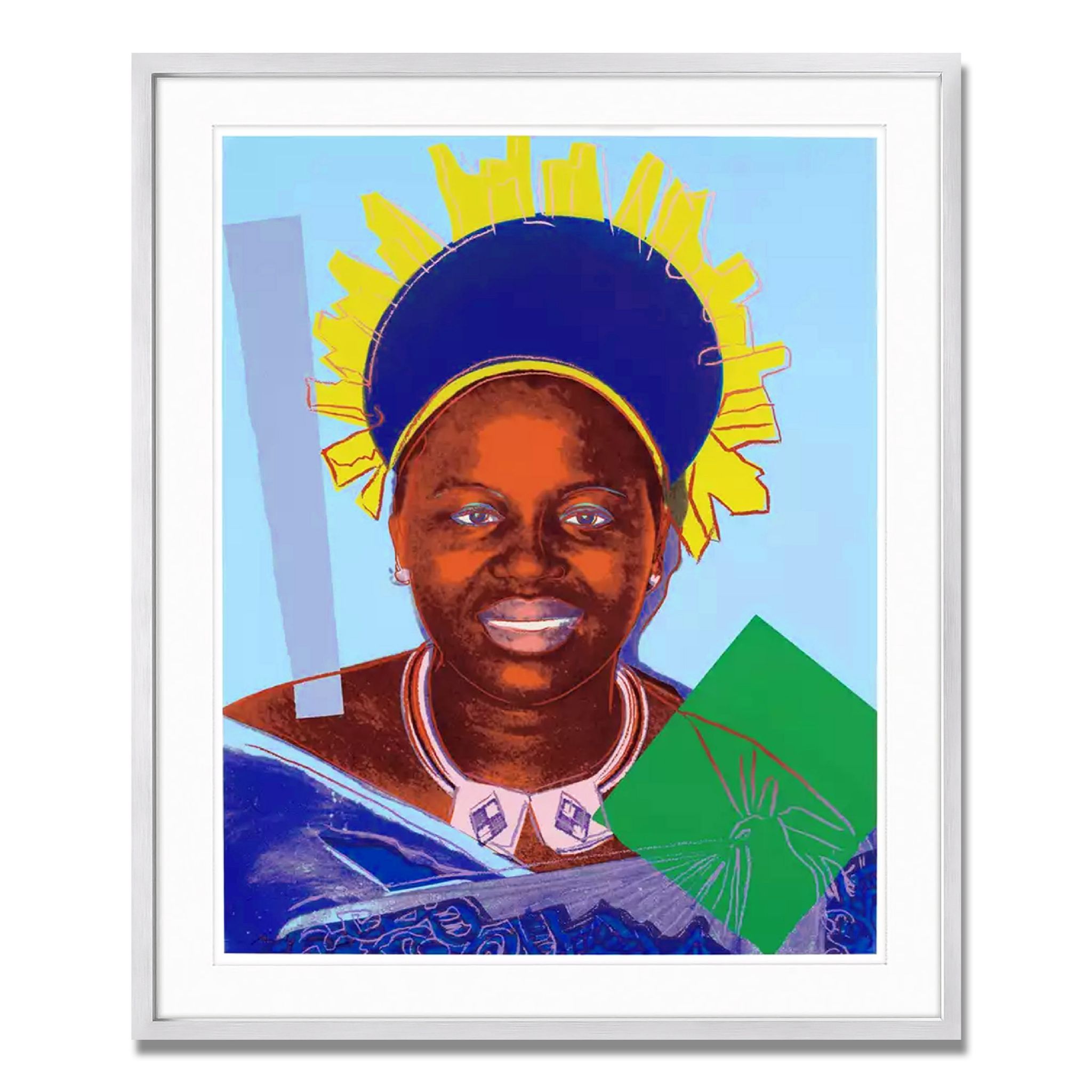 Reigning Queens: Queen Ntombi Twala of Swaziland (FS II.347) by Andy Warhol