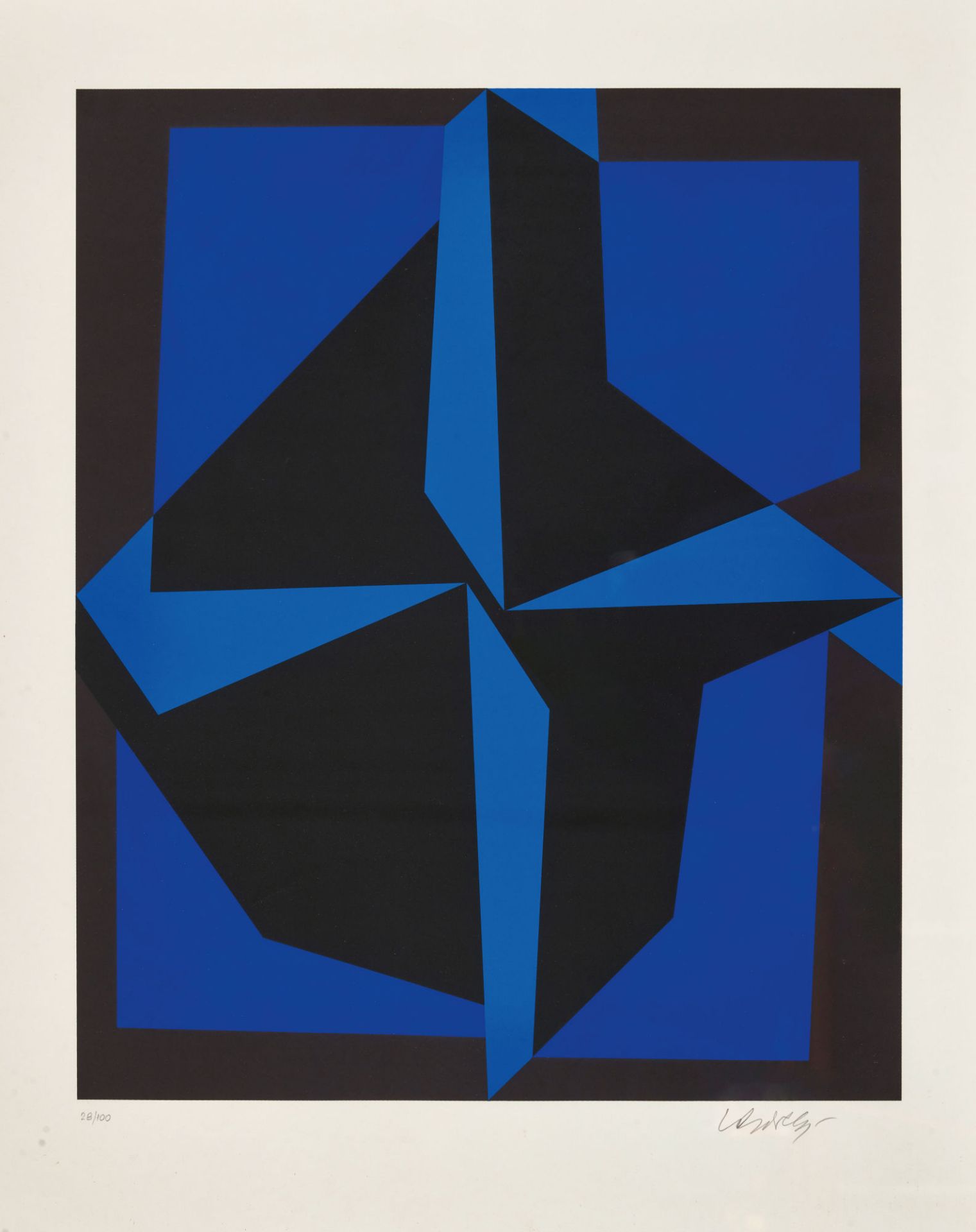 The Fifty Years 3 “Zillah – Al” by Victor Vasarely