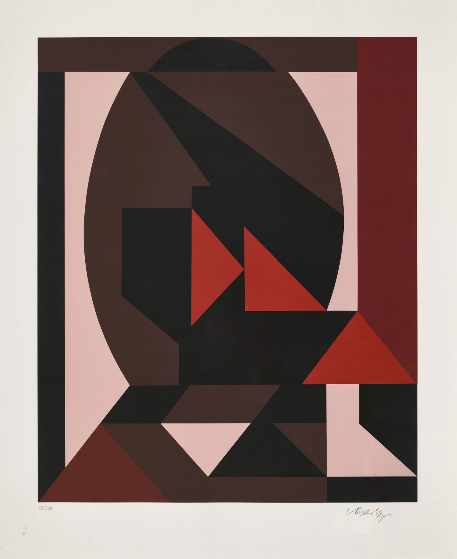 The Fifty Years 2 by Victor Vasarely