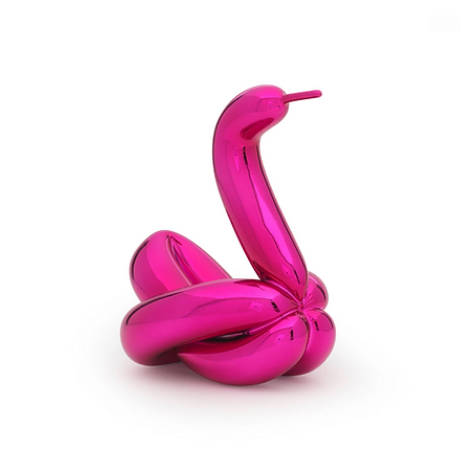 Balloon Swan (Magenta) by Jeff Koons