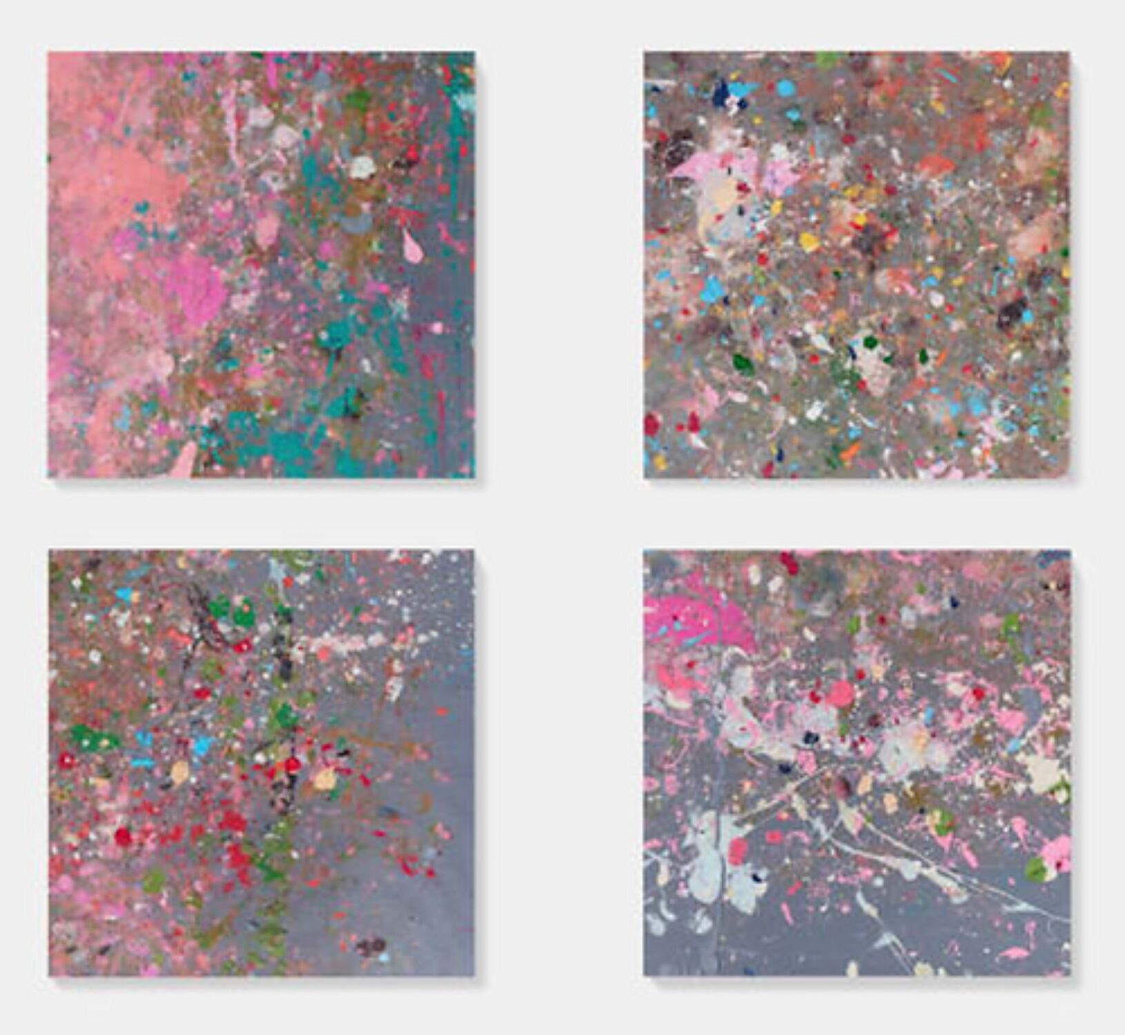 Where The Land Meets The Sea Set of Four by Damien Hirst
