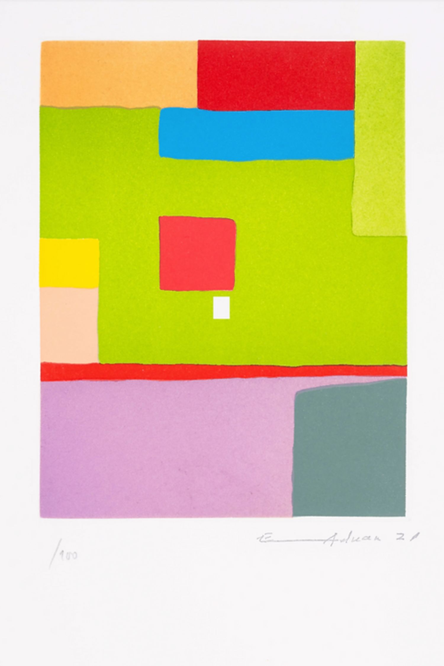Fil du Temps by Etel Adnan