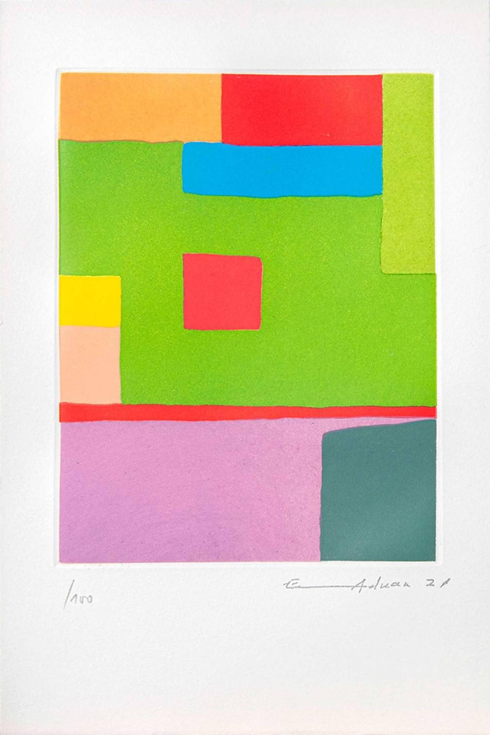 Fil du Temps by Etel Adnan