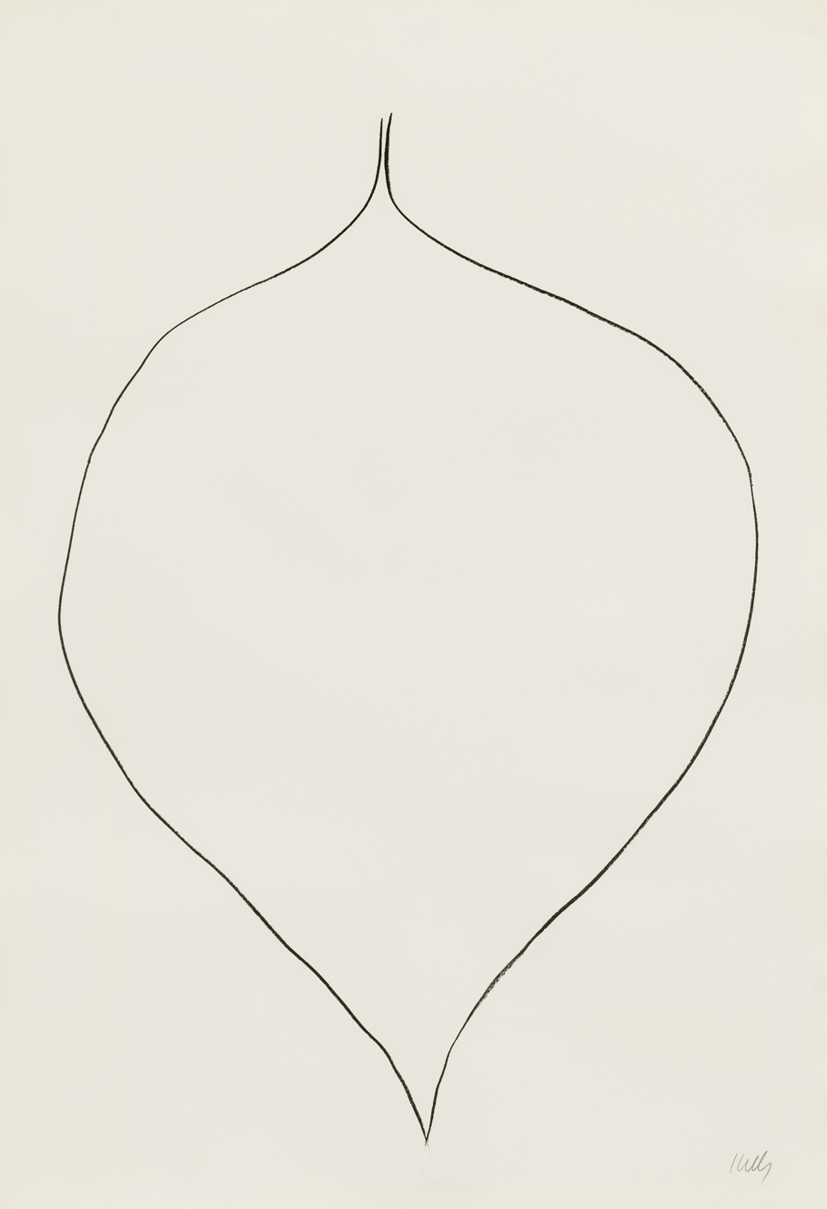 Catalpa Leaf by Ellsworth Kelly