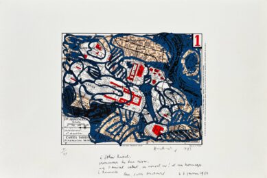 Arrondissement 1 by Pierre Alechinsky at Epicentrum Art Gallery
