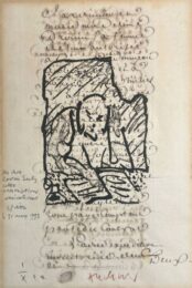 Au cher Docteur Seely … by Pierre Alechinsky at Epicentrum Art Gallery