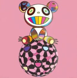 BLACKPINK Pandakashi (Pink) by Takashi Murakami at Dovehouse Contemporary