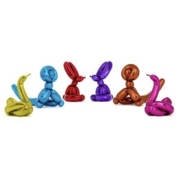 Balloon Animals – Collector’s Set (Rabbit, Monkey and Swan) by Jeff Koons at Clifton Gallery