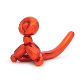 Balloon Monkey (Orange) by Jeff Koons at Clifton Gallery