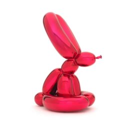 Balloon Rabbit (Red) by Jeff Koons at Clifton Gallery