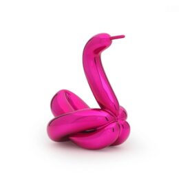 Balloon Swan (Magenta) by Jeff Koons at Clifton Gallery