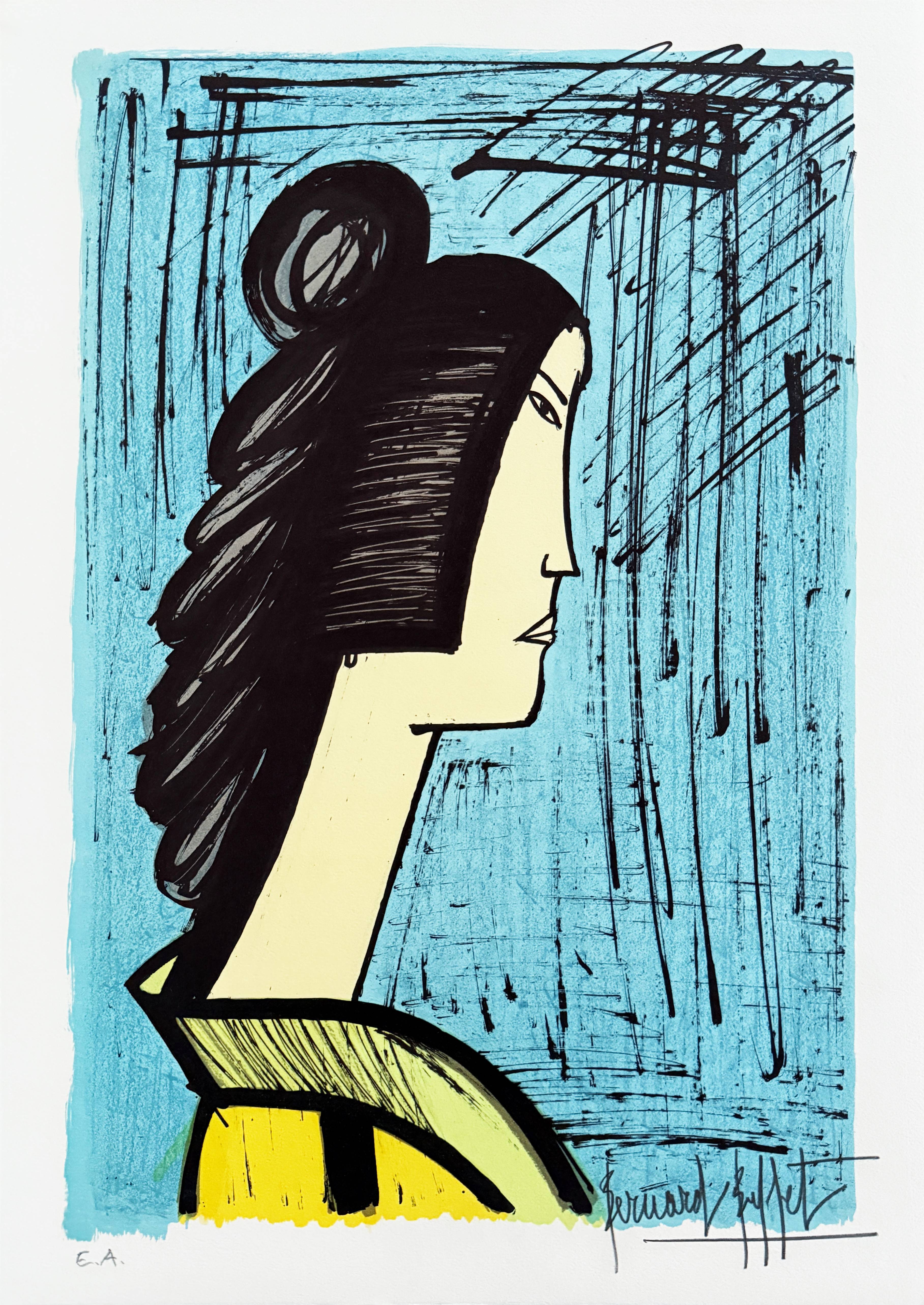 A Japanese woman by Bernard Buffet