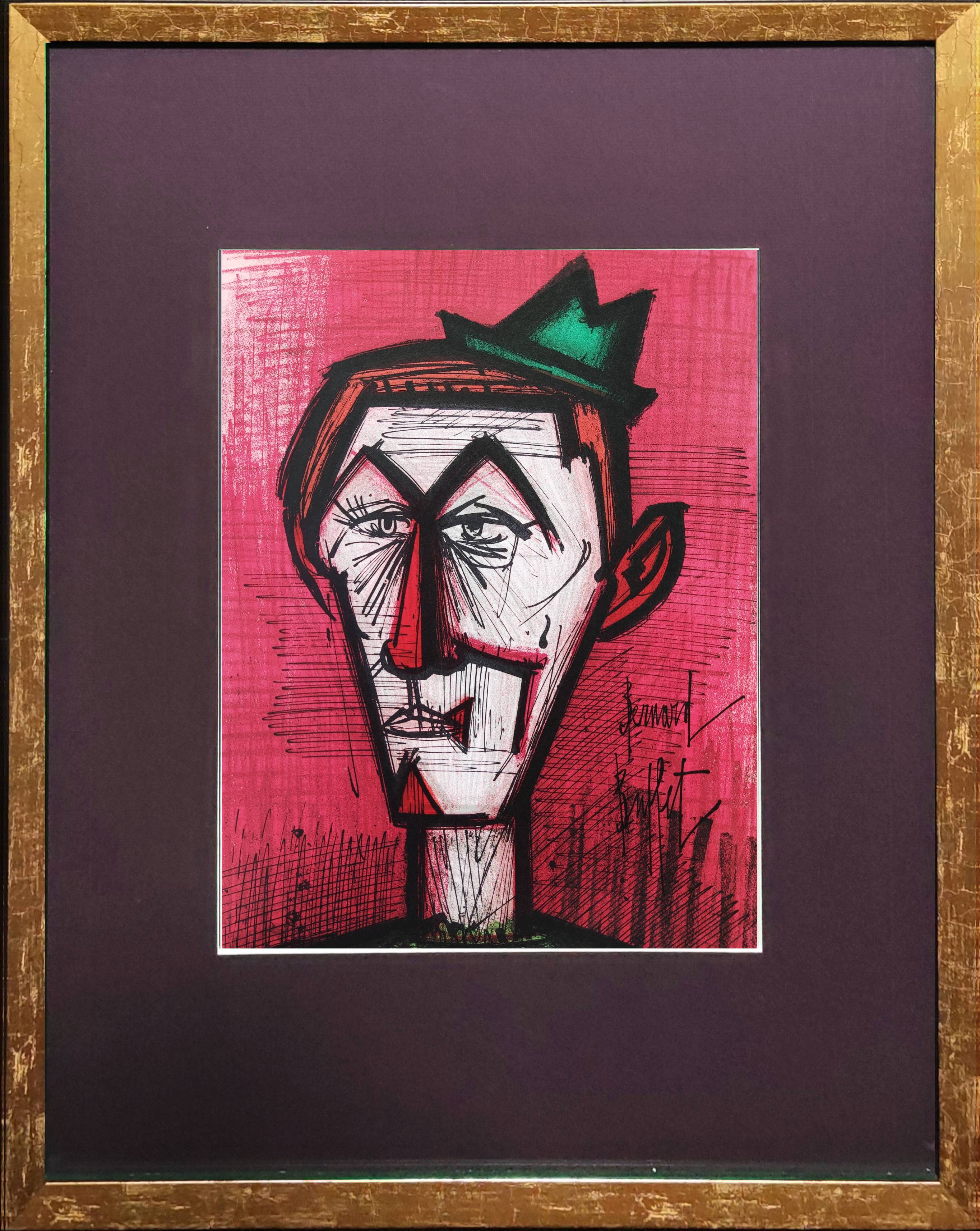 Le Clown Rouge by Bernard Buffet