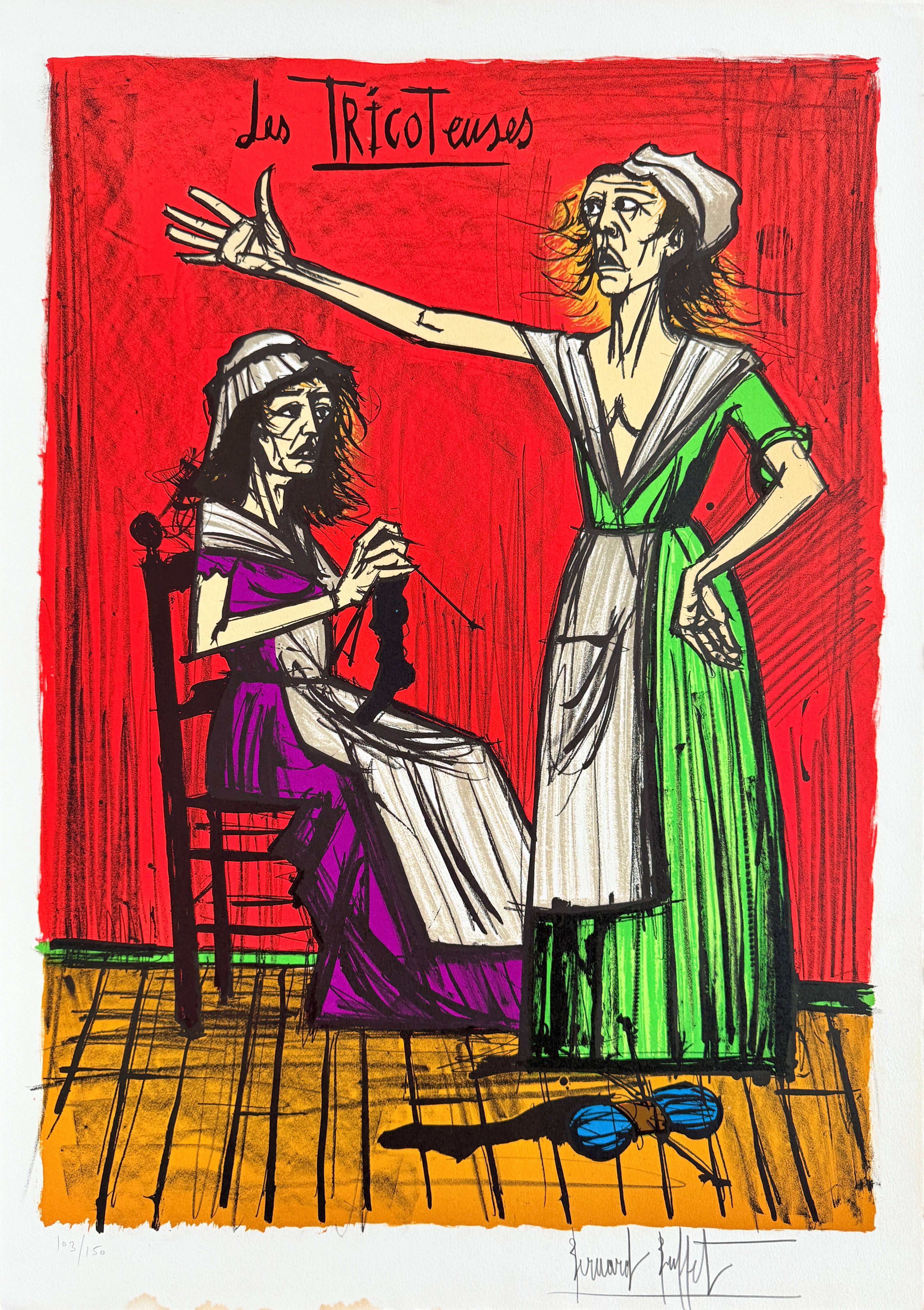 Les Tricoteuses by Bernard Buffet