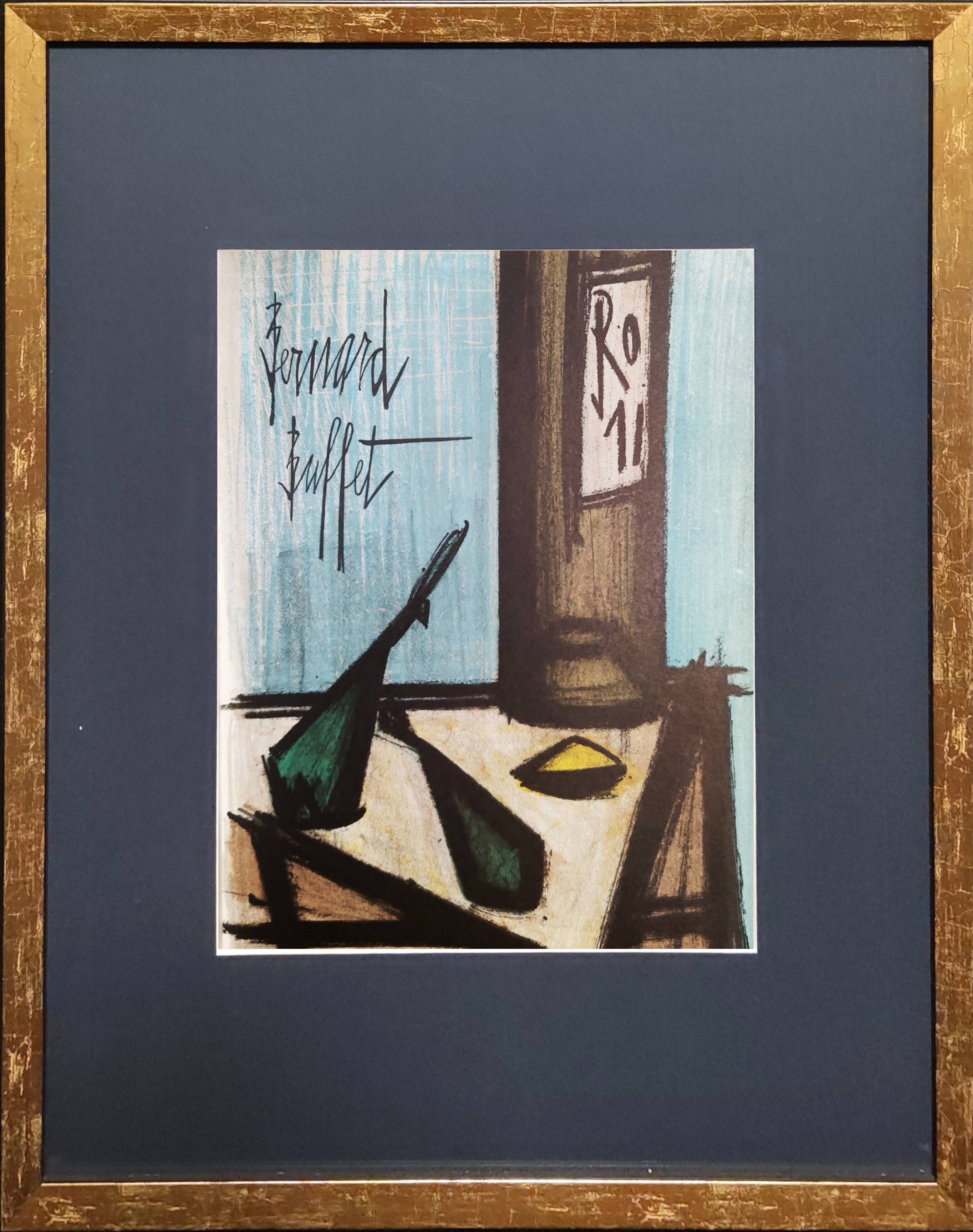 Still Life with a Bottle by Bernard Buffet