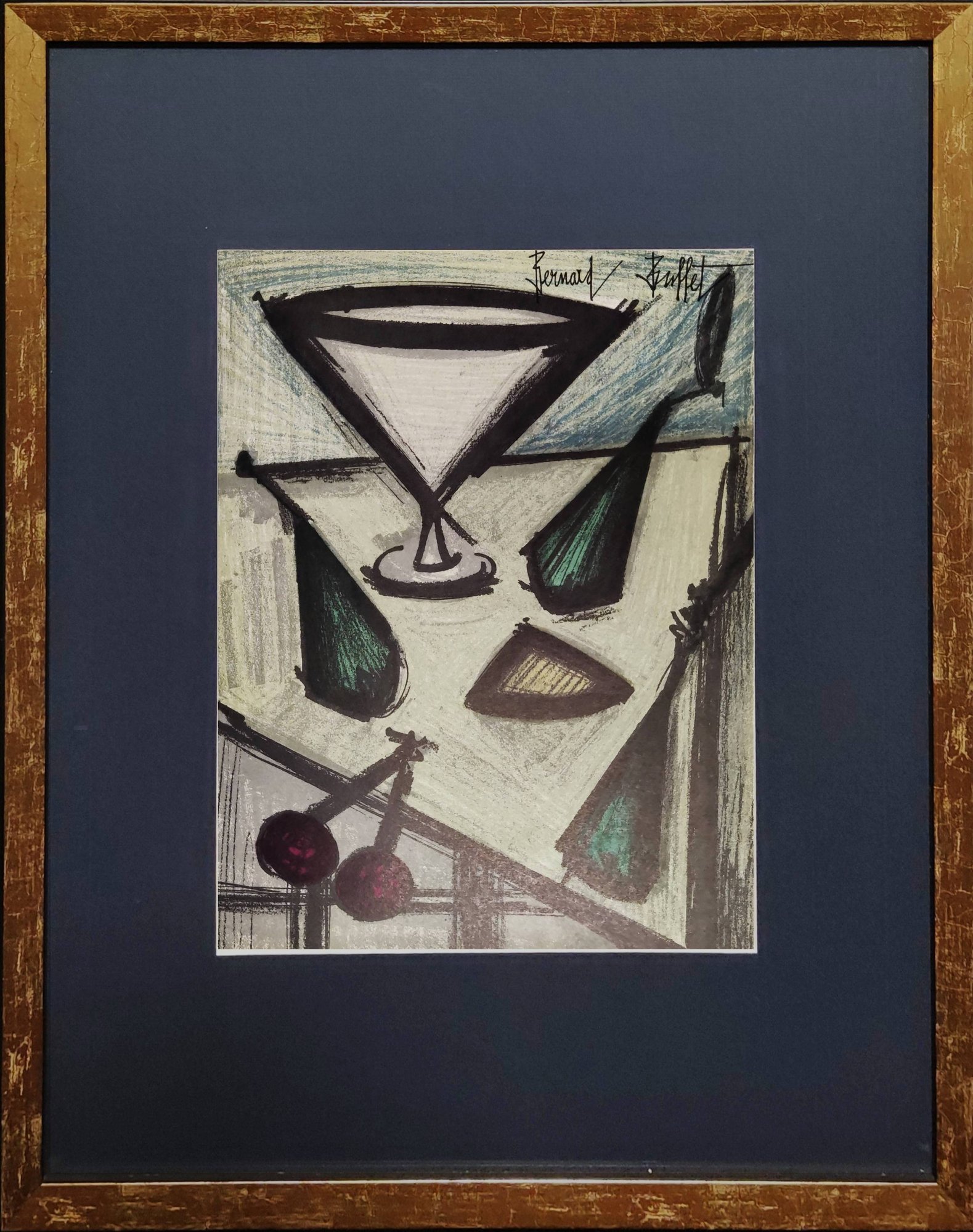 Still Life with a Glass by Bernard Buffet