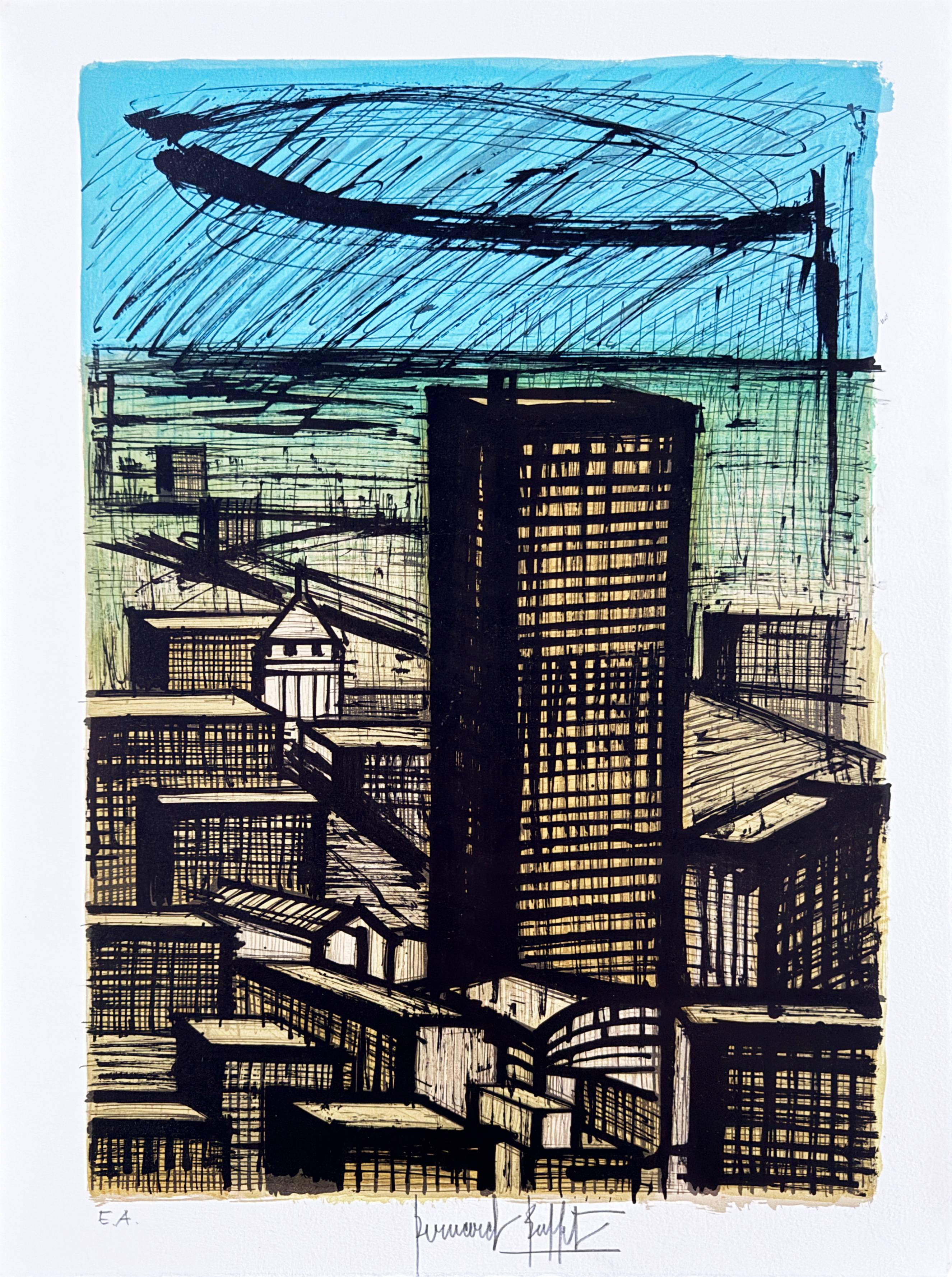 The great building in Tokyo by Bernard Buffet