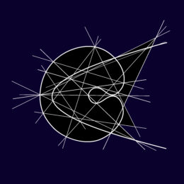 Bicircular Quartic With Cusp by Clifford Singer at iMuseum Vegas