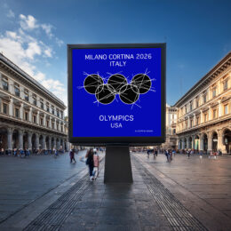 Billboard Series. Olympics Milano Cortina. 2026 by Clifford Singer at iMuseum Vegas