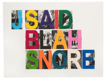 Blah by John Baldessari at Mixografia