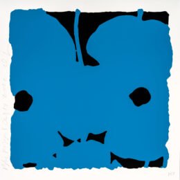 Blue Poppies, Aug 17, 2022 by Donald Sultan at Galerie Raphael