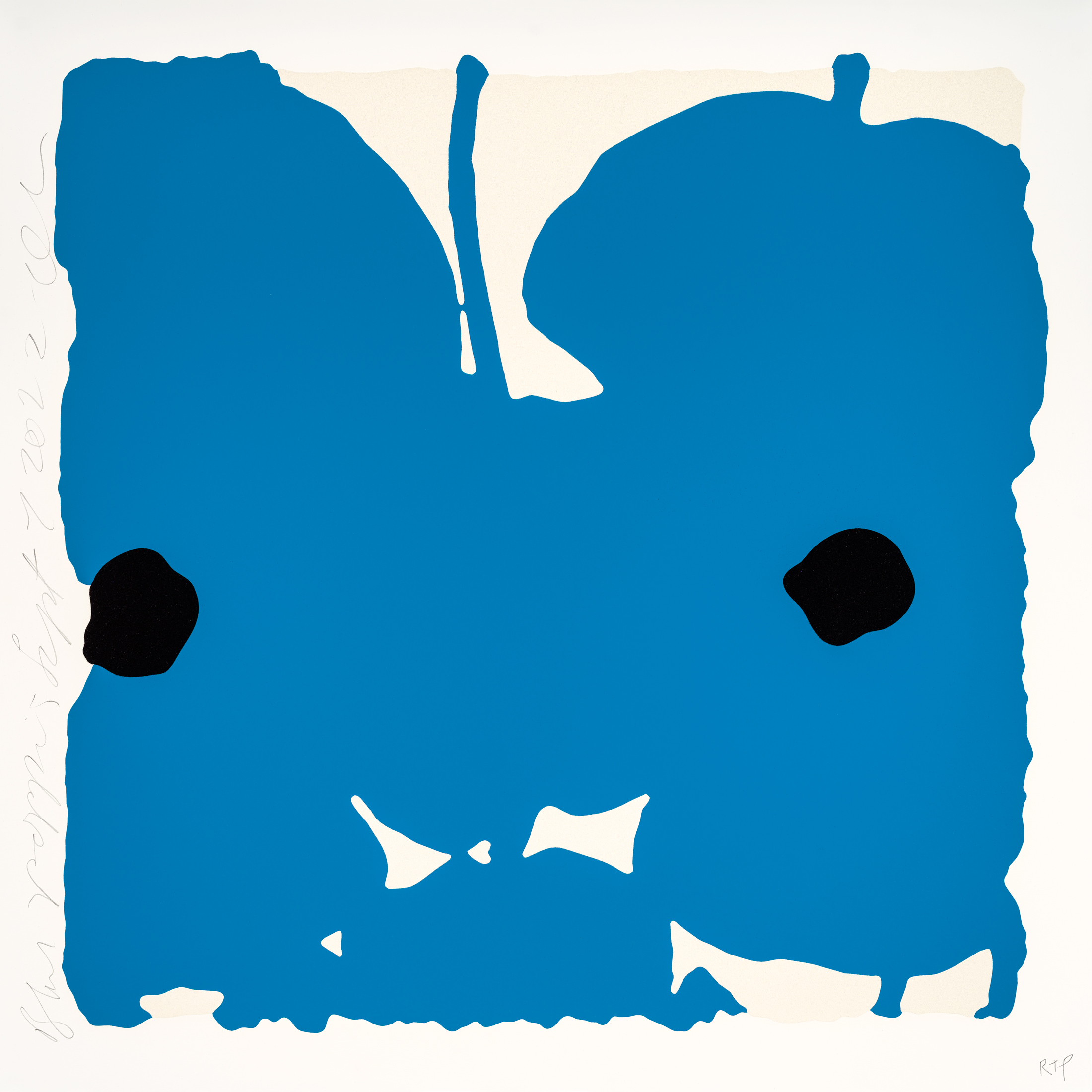 Blue Poppies, Sept 7, 2022 by Donald Sultan