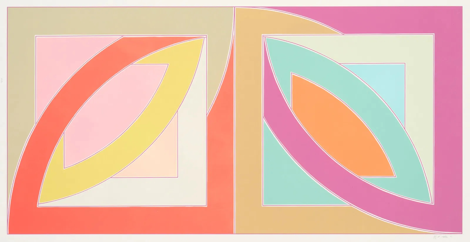 Newfoundland Series- Bonne Bay by Frank Stella