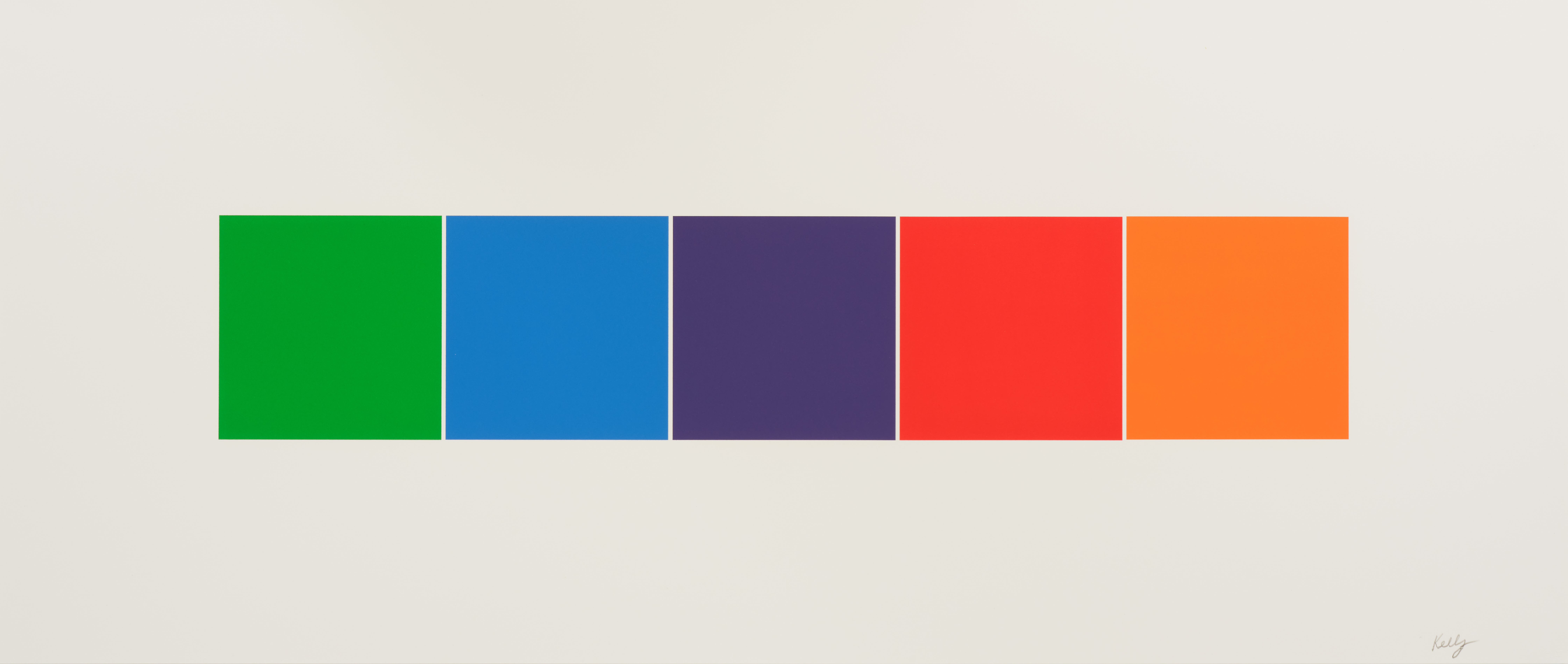 Color Squares 4 by Ellsworth Kelly