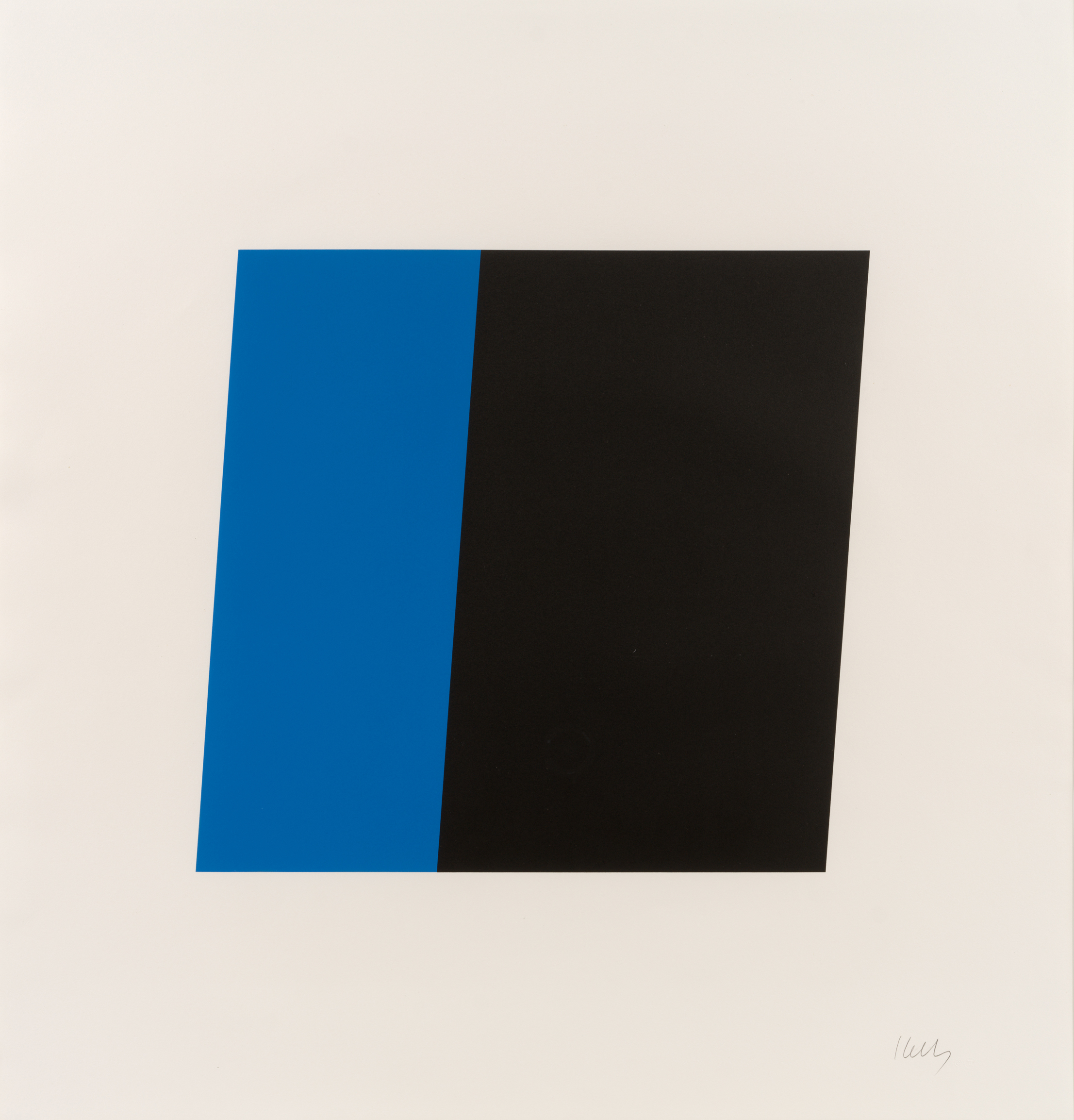 Blue Black by Ellsworth Kelly