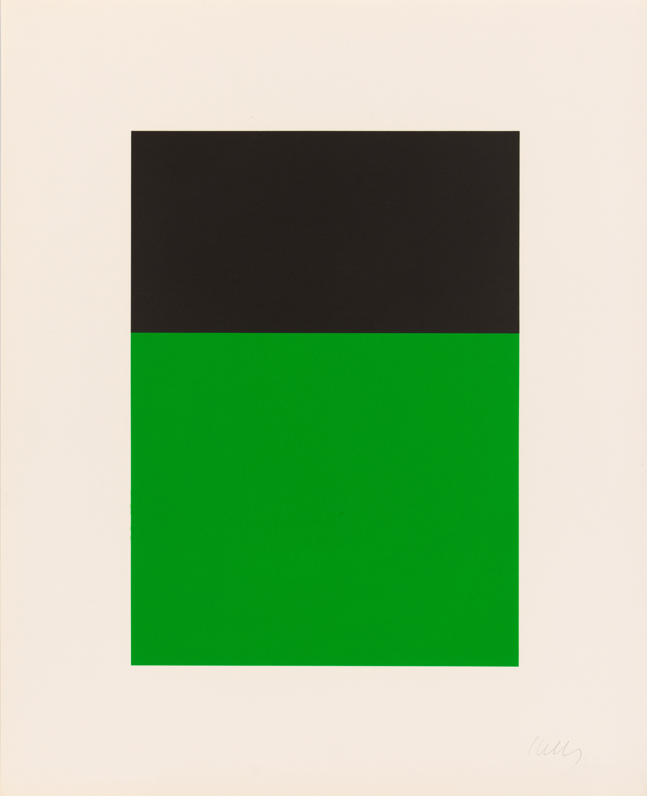 Black Green by Ellsworth Kelly