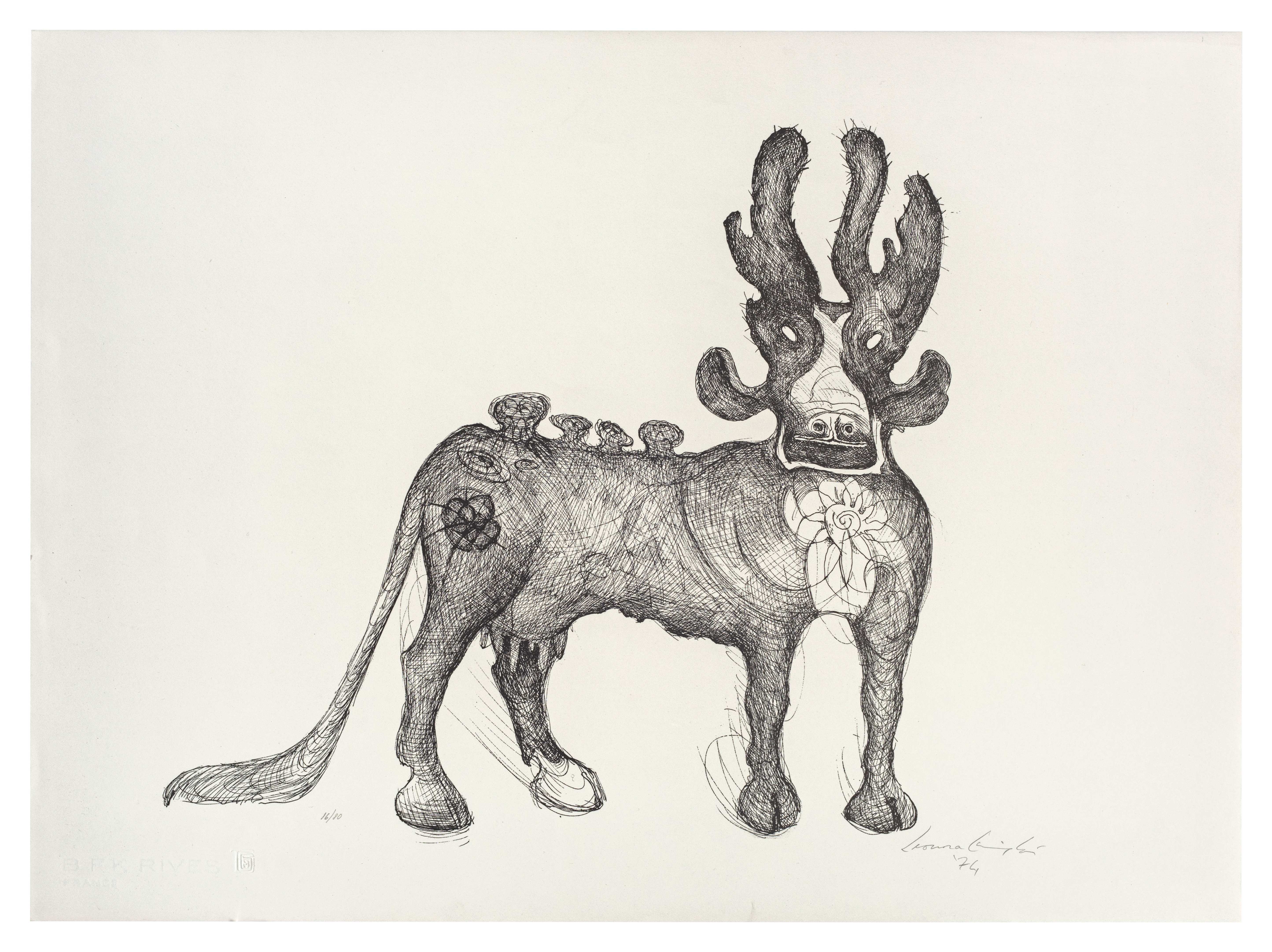 Cactus Cow by Leonora Carrington